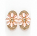 Rose pearl earring